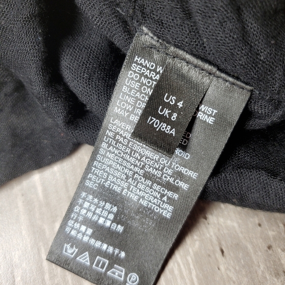 Free People x REVOLVE Vivienne Velvet Ruched Black Mini Skirt Size 4 - Picture 8 of 16